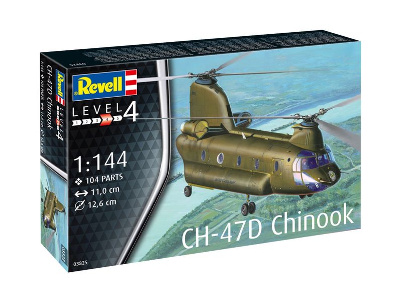 Revell 1/144 CH-47D Chinook Helicopter Plastic Model Kit