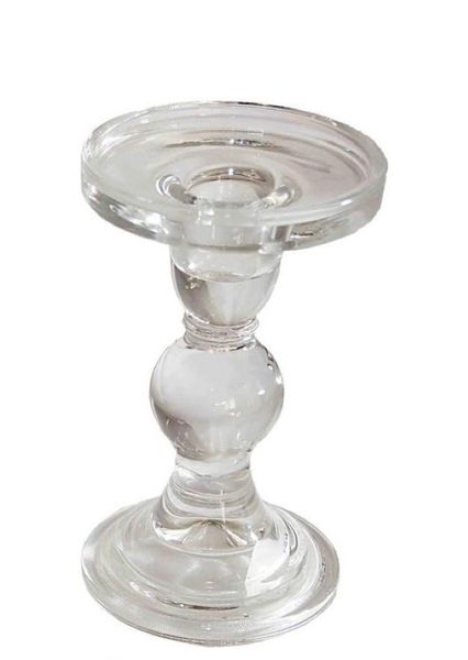 Crystal Pillar Candle Holder For Wedding , Home Decor &amp; Gift