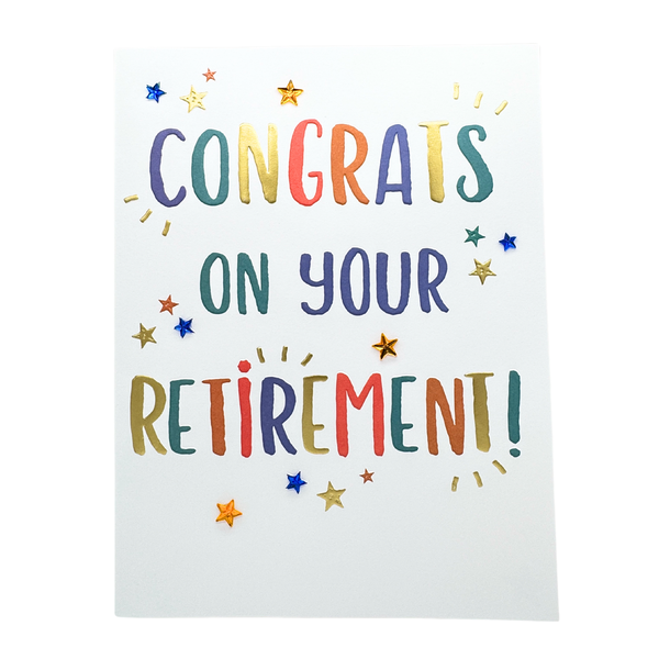 Gigantic Congrats on your Retirement card