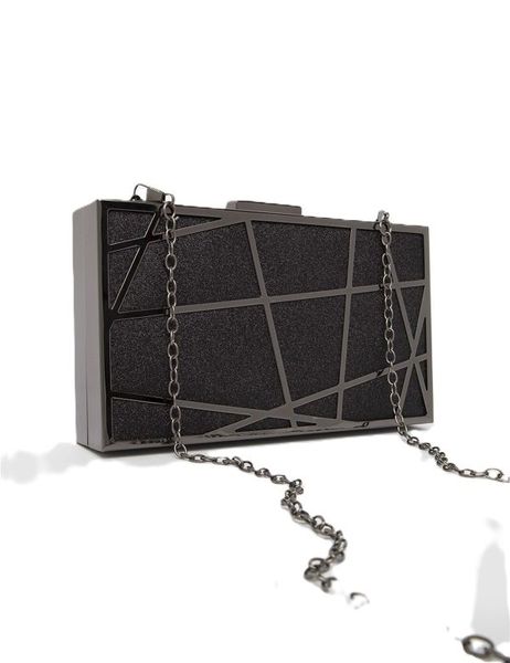 Black Luxury Women Wedding Evening Designer Bag