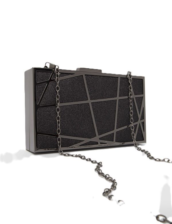 Black Luxury Women Wedding Evening Designer Bag