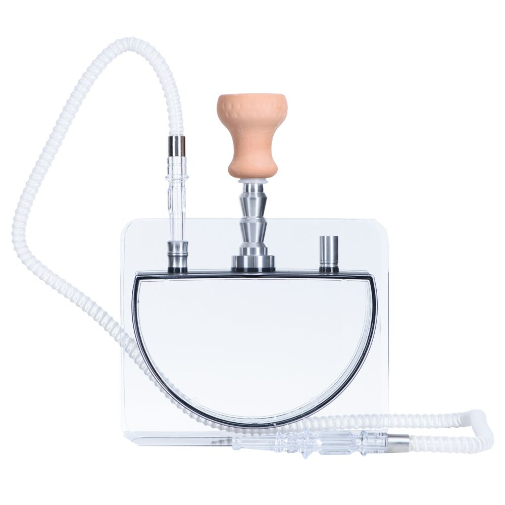 Acrylic SemiCircle Single Pipe Hookah Shisha Buy Online in South