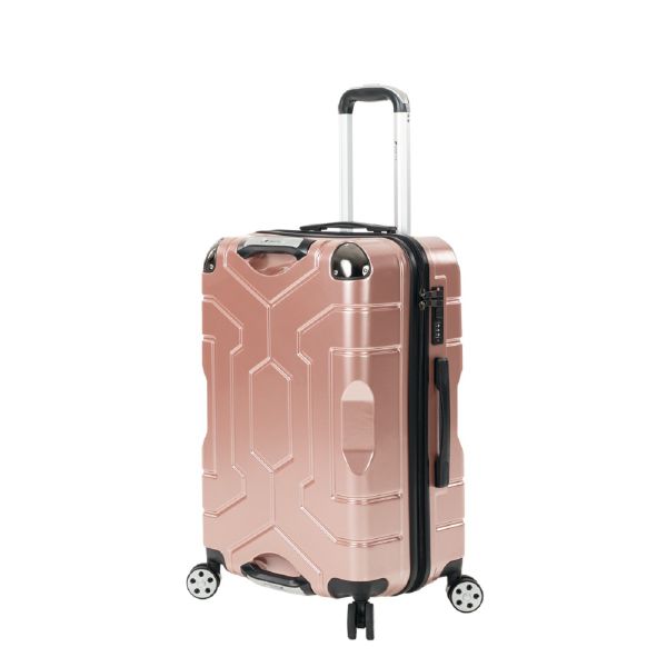 Athena 66cm Trolley Case - Rose Gold