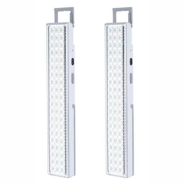 2 x 60 LED Rechargeable Long Length Emergency Light