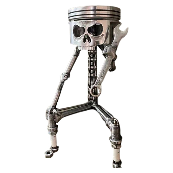 Resin Carved Skeleton Sculpture Ornament Cosplay Halloween Figurine B
