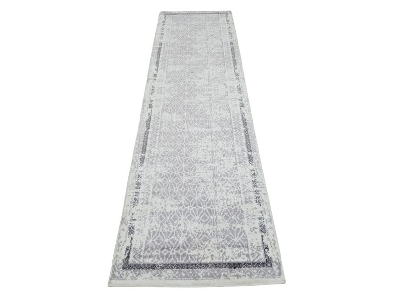 WHITE PERSIAN MACHINE MADE RUNNER 500 x 80 CM