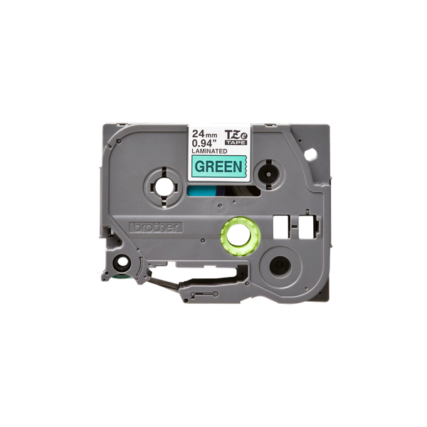 Compatible Brother TZE 751 Black on Green Labelling Tape – 24mm