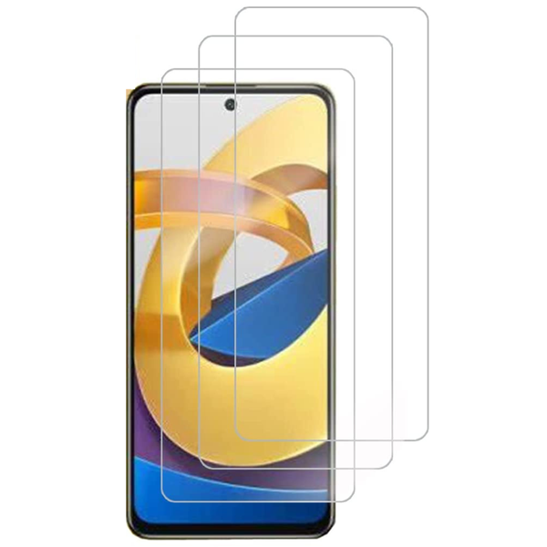 3 Pack 9H Strong Durable Screen Protector for Poco M4 Pro