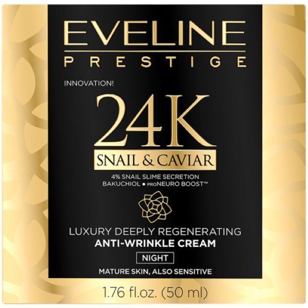 Eveline Prestige 24K Snail &amp; Caviar Night Cream 50ml