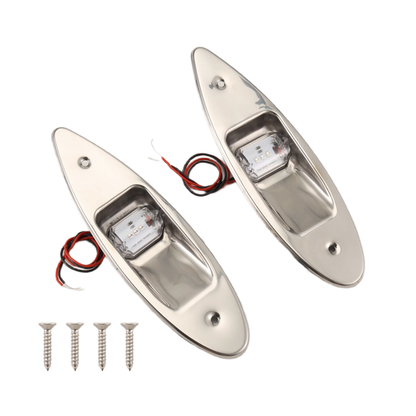 Led Two-Color Signal Lights Marine Navigation Compatible with Universal