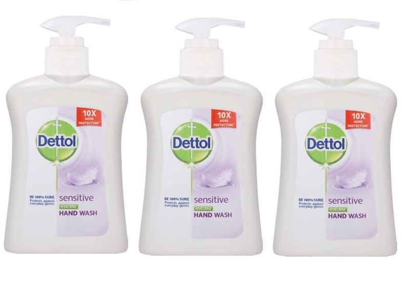 Dettol - Liquid Handwash - Sensitive (3 x 200ml)