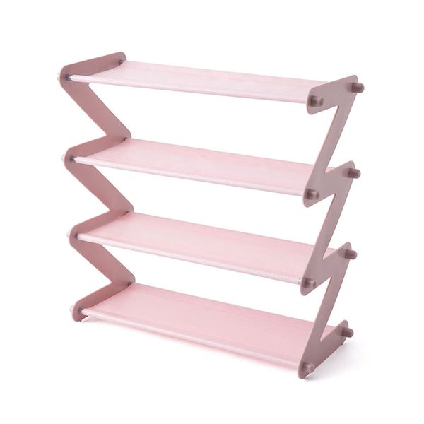 4-TierZ-Shaped Shoe Rack and Multi-Purpose Organizer - 47cm x 20cm x 4cm