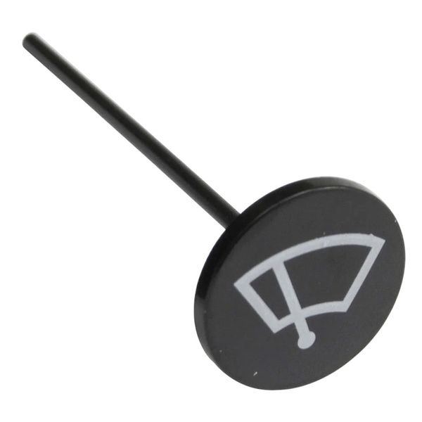 Wiper Switch Cap Compatible with VW Classic Beetle Metal Dashboard - Black