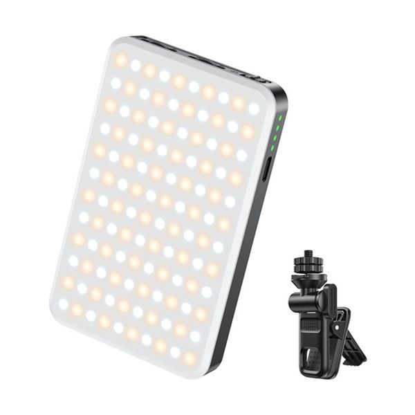 YESIDO LED Selfie Light - Adjustable Brightness - USB Rechargeable-DH12