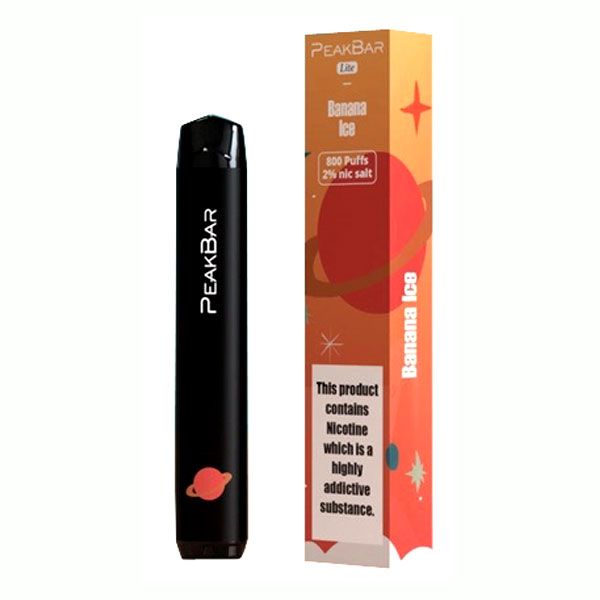 Peak Bar Disposable Vape Pen - 2ml - 800 Puffs - Banana Ice