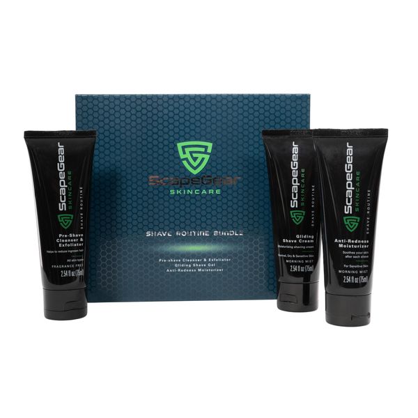 ScapeGear Shaving Routine - Cleanse, Shave and Soothe