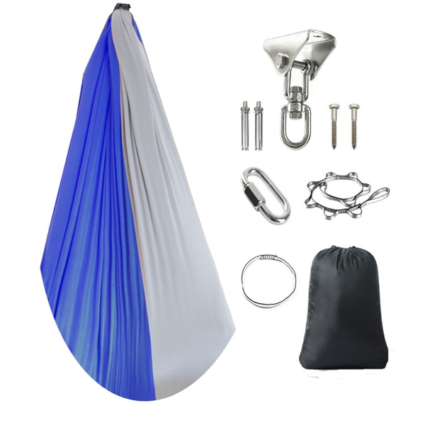 Kids Double Layer Therapy Sensory Swing Indoor Outdoor 360 Rotating Hammock
