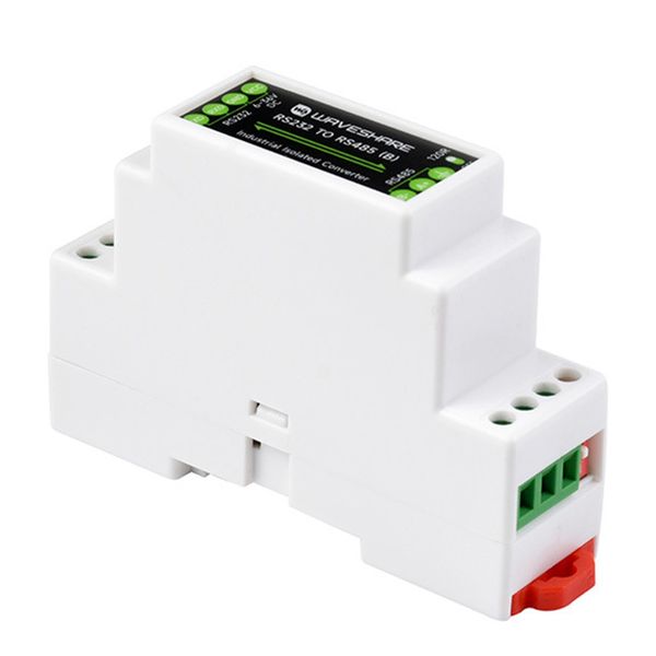 Waveshare Industrial Rail Type RS232 to RS485 Converter 300-115200Bps
