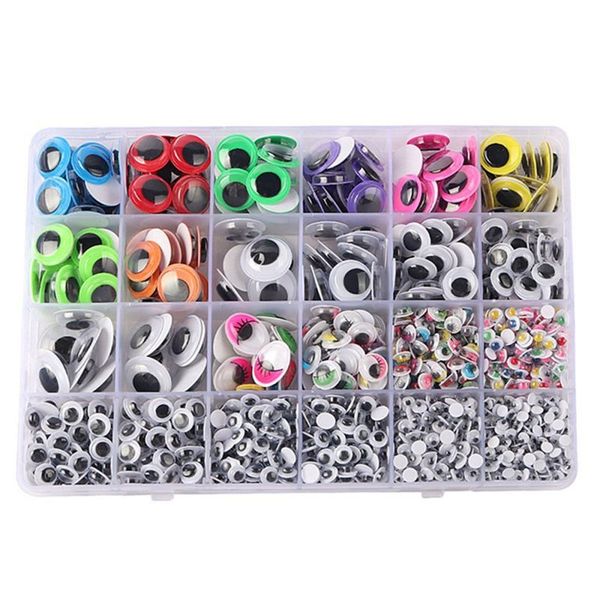 Diy Toy Making Small Eye Stickers Black White Movable Eyes