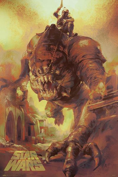 Star Wars - Rancor Ride Poster