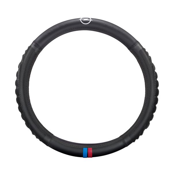 SH-SWC-002-OPEL,Universal 3D Feel Non-Slip PU Leather Steering Wheel Cover