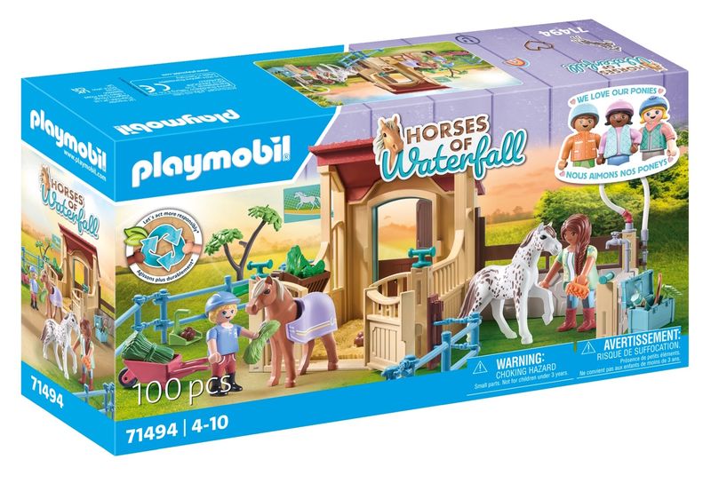 Playmobil Horses of Waterfall - Riding Stable Playset - 100 Piece