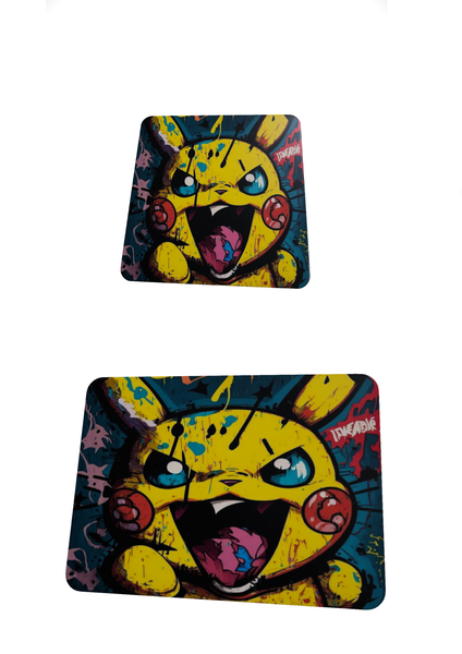 Pikachu - Mouse Pad and Coaster Set