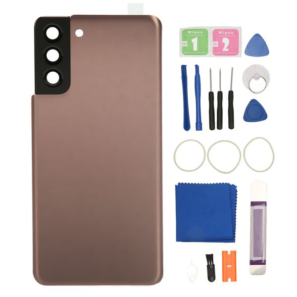 Galaxy S21+ Back Glass, Brown, w/ Camera Lens