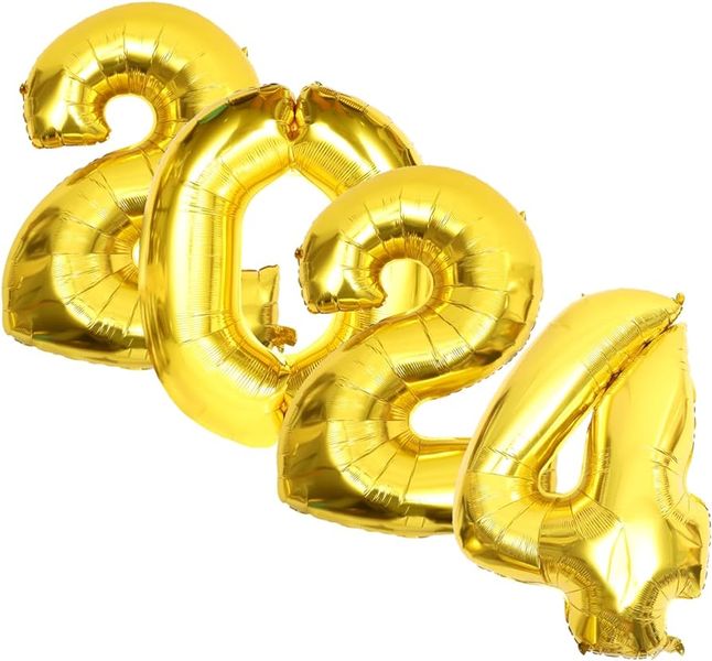 2024 New Year Balloons