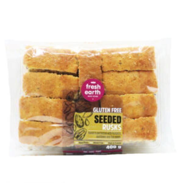 Fresh Earth Gluten Free Seeded Rusks (400g)