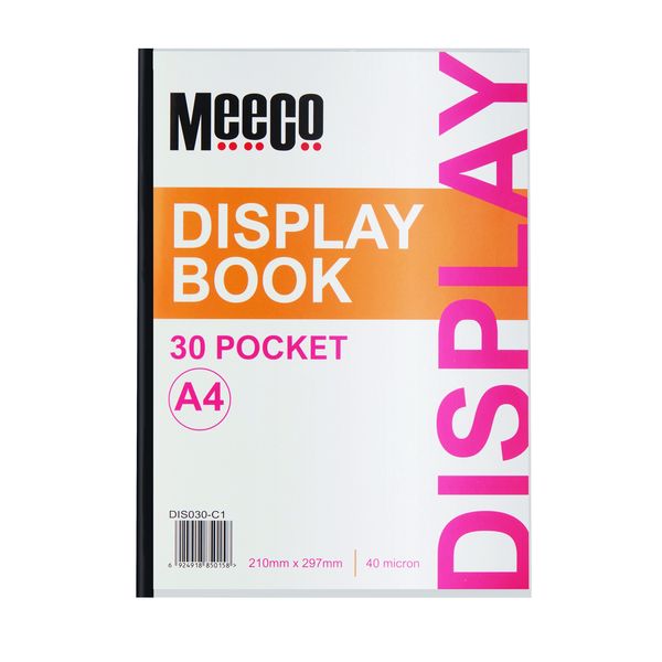 Meeco Econo Display Book 30 Pocket 3 Pack