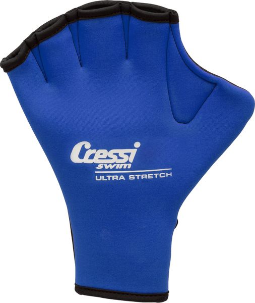 Cressi Swim Gloves for Training - Webbed Neoprene Open Finger Design