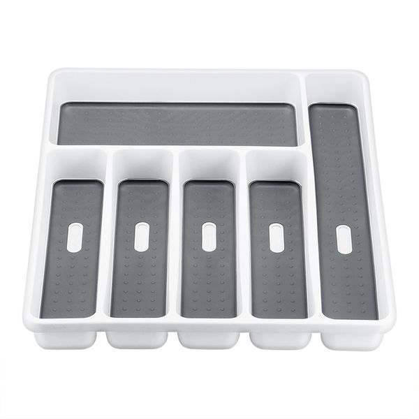Kitchen Drawer Organizer Separation Cutlery Organizer Tray for Spoon Fork