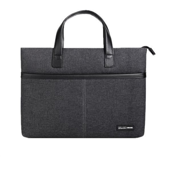 Deli Official Briefcase Laptop bag 390mmx65mmx290mm GREY