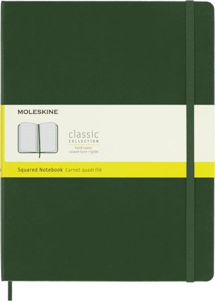 Moleskine Classic Myrtle Green X-Large Squared Notebook