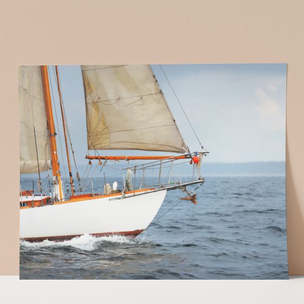 Vintage Sail Boat Wall Print