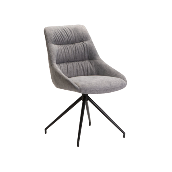 Naples Fabric Dining Chair - Grey