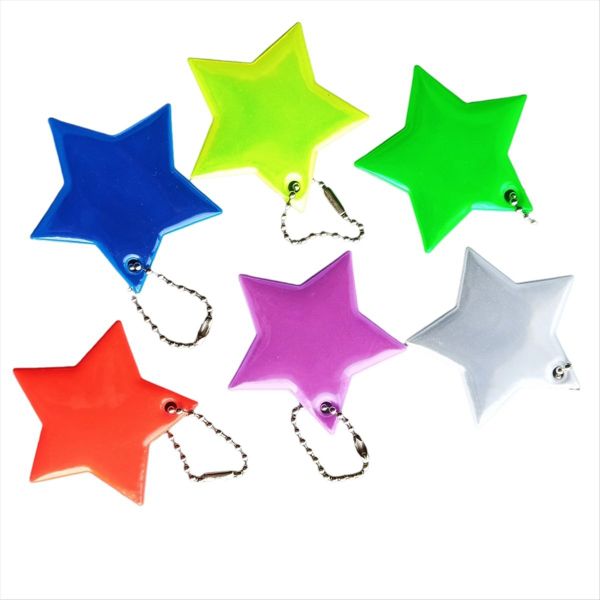 Safety Reflector Pendant Backpack School Bag Reflective Keychain