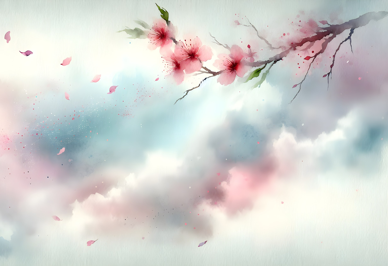 Canvas Wall Art Home Decor - Pink Blossom