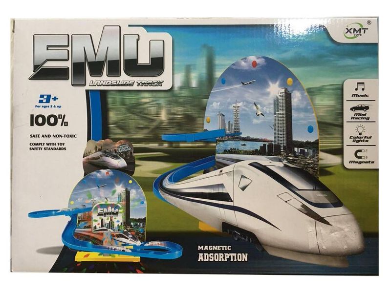 ZYS - EMU Landslide Track Magnetic Train Track Toy