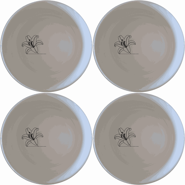 White Easter Lilly Bowl Set of 4 - Range 4