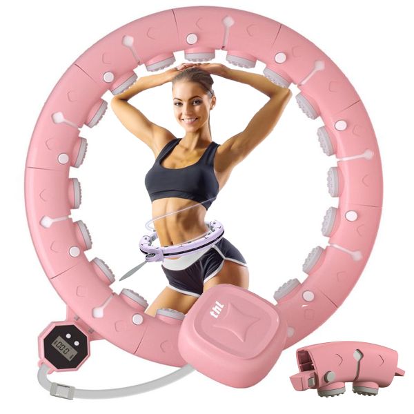 thl 12 Knots Hula Circle Hoops for Adults Weight Loss, Detachable Links