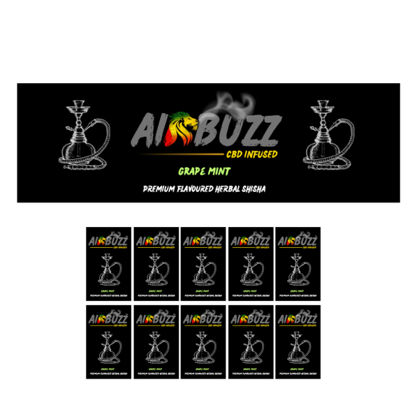 Airbuzz CBD Infused Grape Mint Flavour
