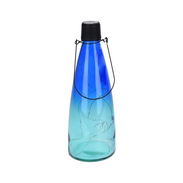 Solar Power Lamp LED Light in Glass Bottle with Bracket Loadshedding Light