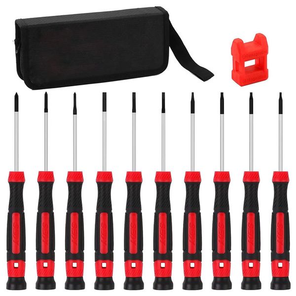 11-Piece Precision Magnetic Mini Screwdrivers