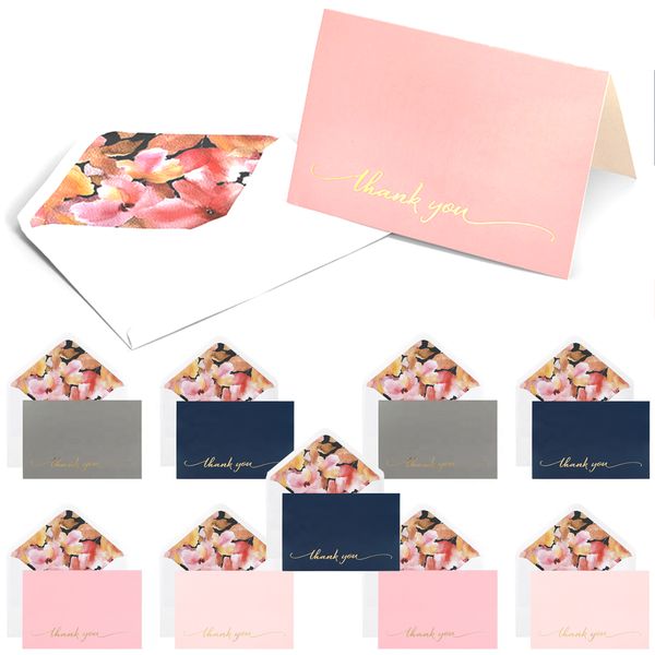 Oribibi - Thank You Cards / Greeting Cards with Envelopes (10-Pack)