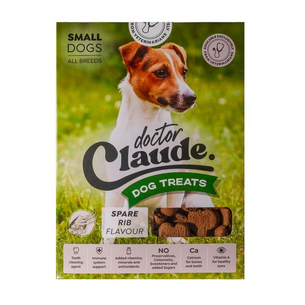 Doctor Claude Spare Rib Flavour Dog Treats Small Dogs 1KG