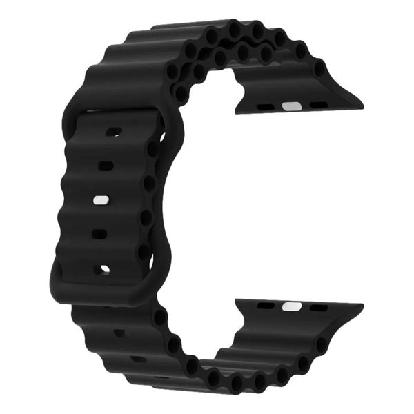 Rugged Silicone Sport Band compatible with Apple Watch 38mm/40mm/41mm