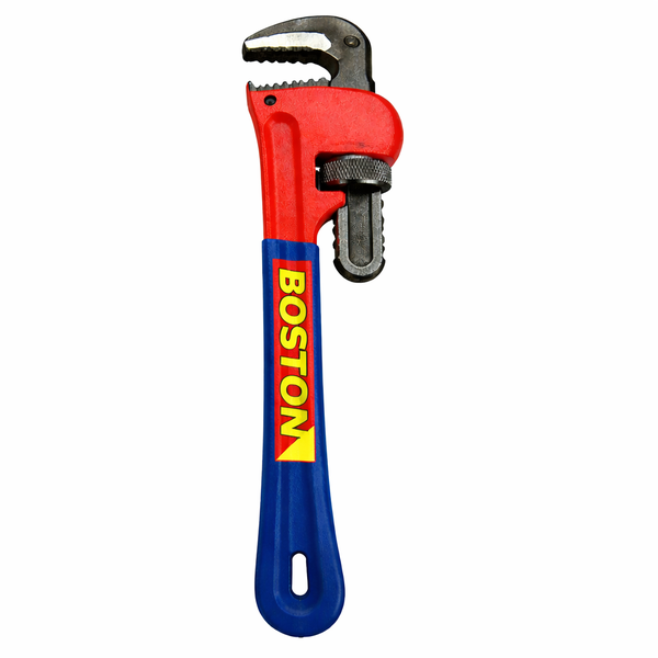 Boston Non-slip Heavy Duty Pipe Wrench Adjustable Plumbing Tool 200-350mm