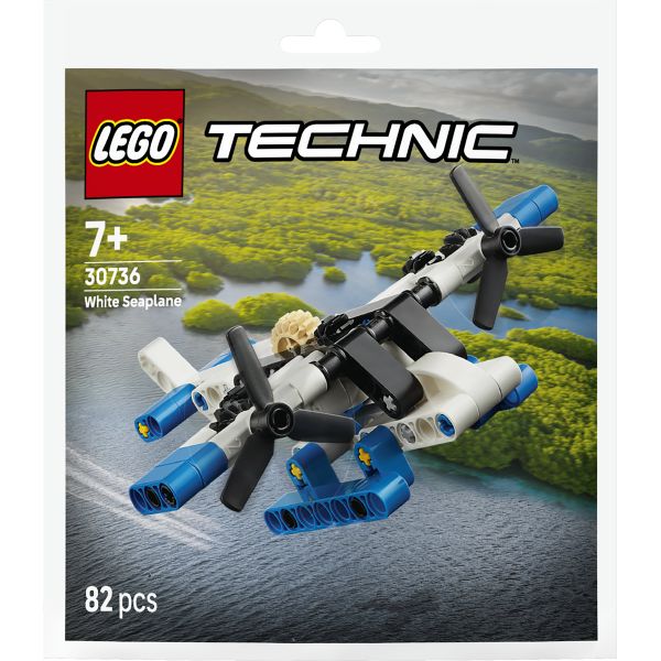 LEGO White Seaplane Toy Building set 30736